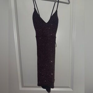 Windsor Purple Sparkle Dress